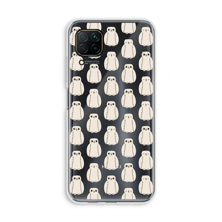 Uilen: Huawei P40 Lite Transparant Hoesje