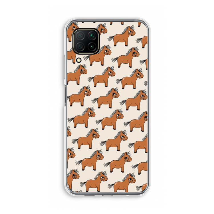 Pony: Huawei P40 Lite Transparant Hoesje