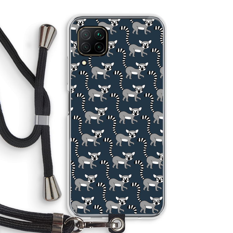 Makis: Huawei P40 Lite Transparant Hoesje met koord