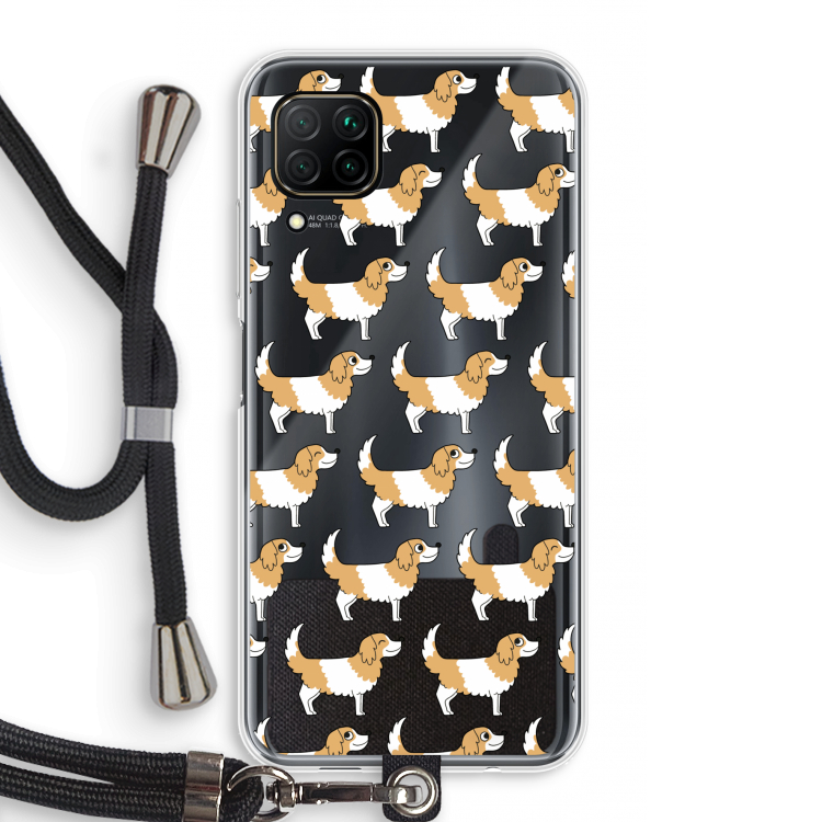 Doggy: Huawei P40 Lite Transparant Hoesje met koord