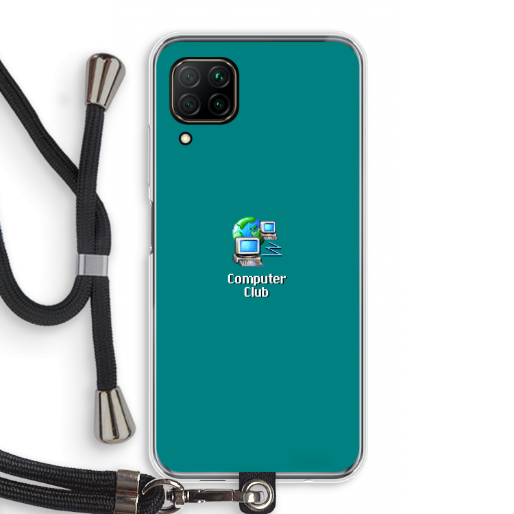 Win98: Huawei P40 Lite Transparant Hoesje met koord