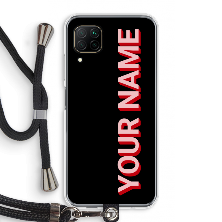 Namecase: Huawei P40 Lite Transparant Hoesje met koord