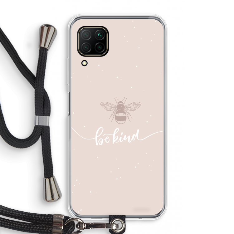 Be(e) kind: Huawei P40 Lite Transparant Hoesje met koord