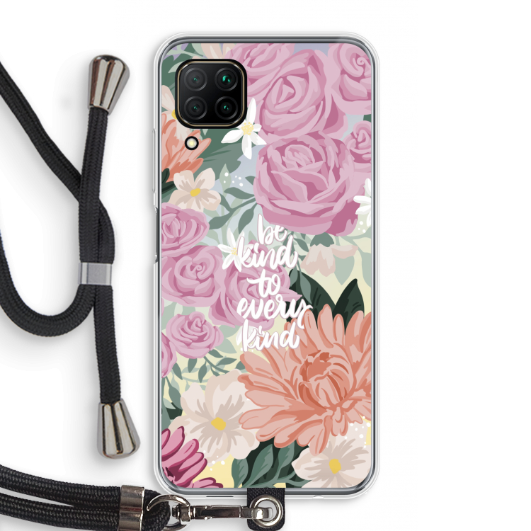 Kindness matters: Huawei P40 Lite Transparant Hoesje met koord