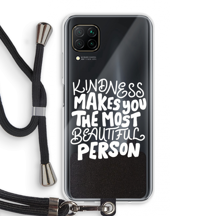 The prettiest: Huawei P40 Lite Transparant Hoesje met koord