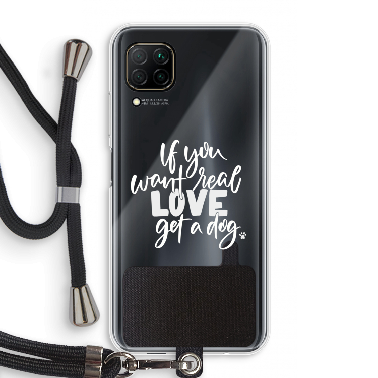 Partner in crime: Huawei P40 Lite Transparant Hoesje met koord