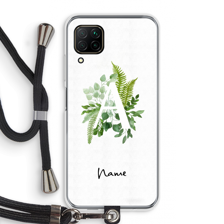 Green Brush: Huawei P40 Lite Transparant Hoesje met koord