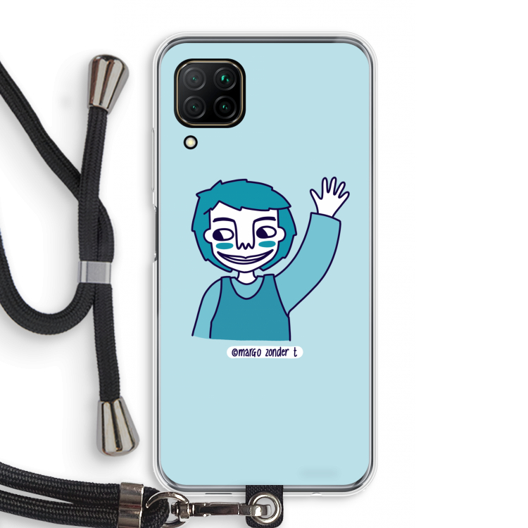 Zwaai: Huawei P40 Lite Transparant Hoesje met koord