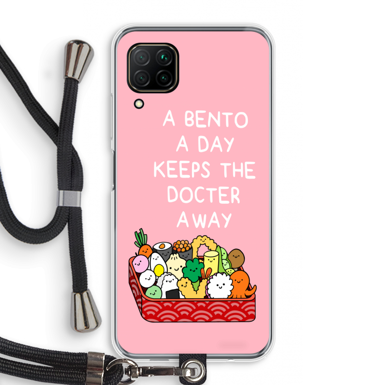 Bento a day: Huawei P40 Lite Transparant Hoesje met koord
