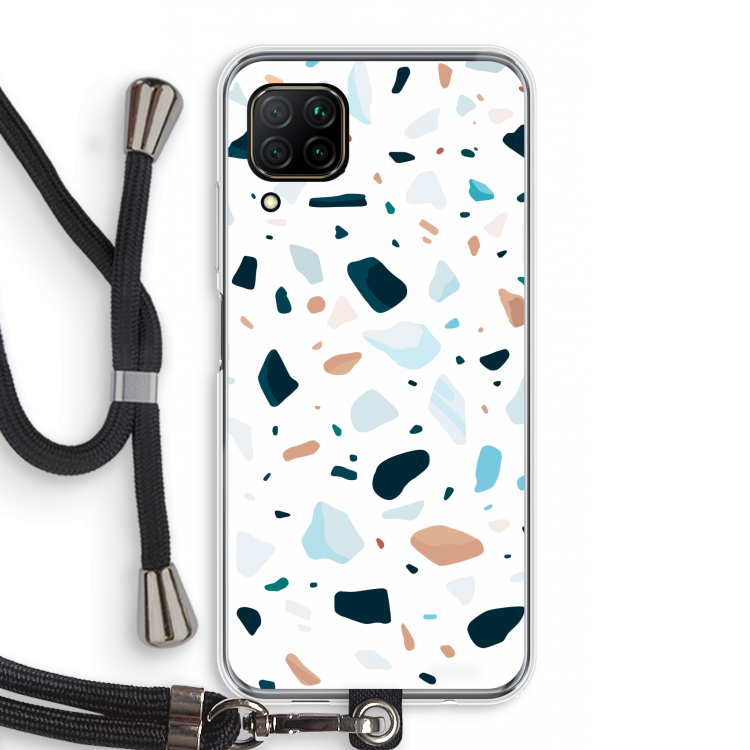 Terrazzo N°13: Huawei P40 Lite Transparant Hoesje met koord