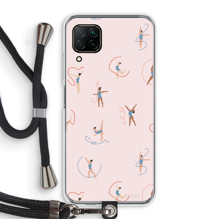 Dancing #3: Huawei P40 Lite Transparant Hoesje met koord