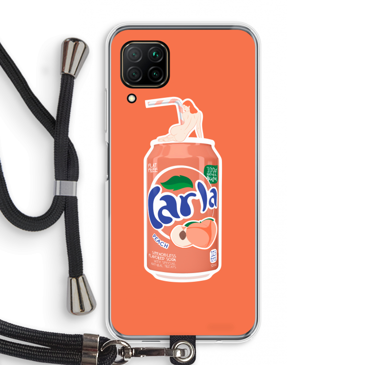 S(peach)less: Huawei P40 Lite Transparant Hoesje met koord