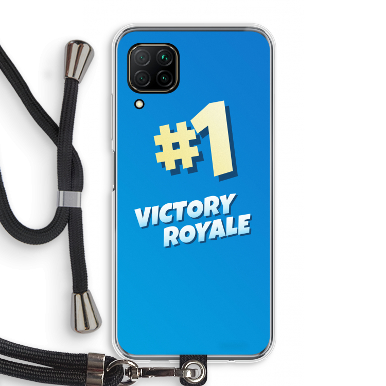 Victory Royale: Huawei P40 Lite Transparant Hoesje met koord