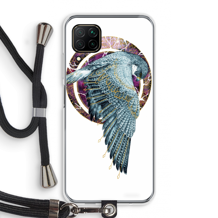 Golden Falcon: Huawei P40 Lite Transparant Hoesje met koord
