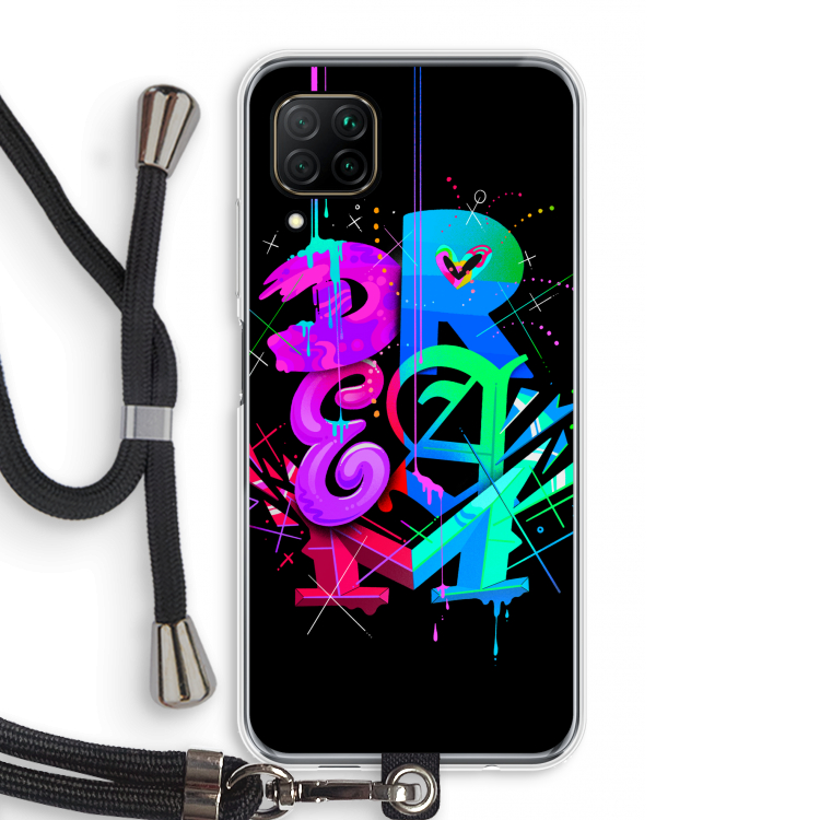 Dream: Huawei P40 Lite Transparant Hoesje met koord