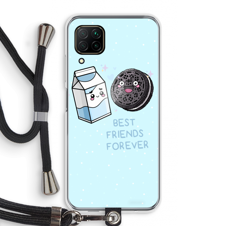 Best Friend Forever: Huawei P40 Lite Transparant Hoesje met koord