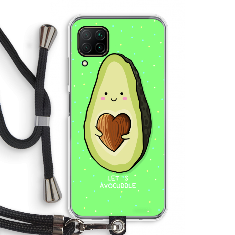 Avocuddle: Huawei P40 Lite Transparant Hoesje met koord