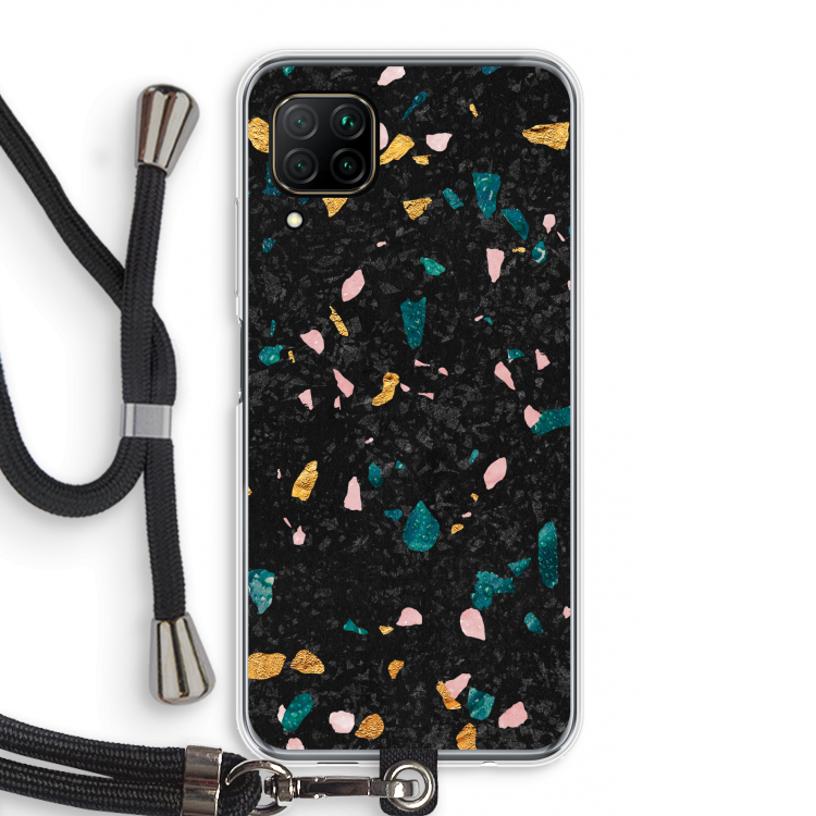 Terrazzo N°10: Huawei P40 Lite Transparant Hoesje met koord