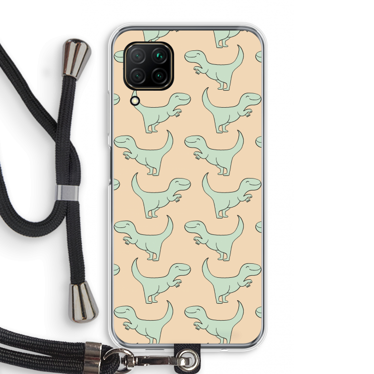 Dinos: Huawei P40 Lite Transparant Hoesje met koord