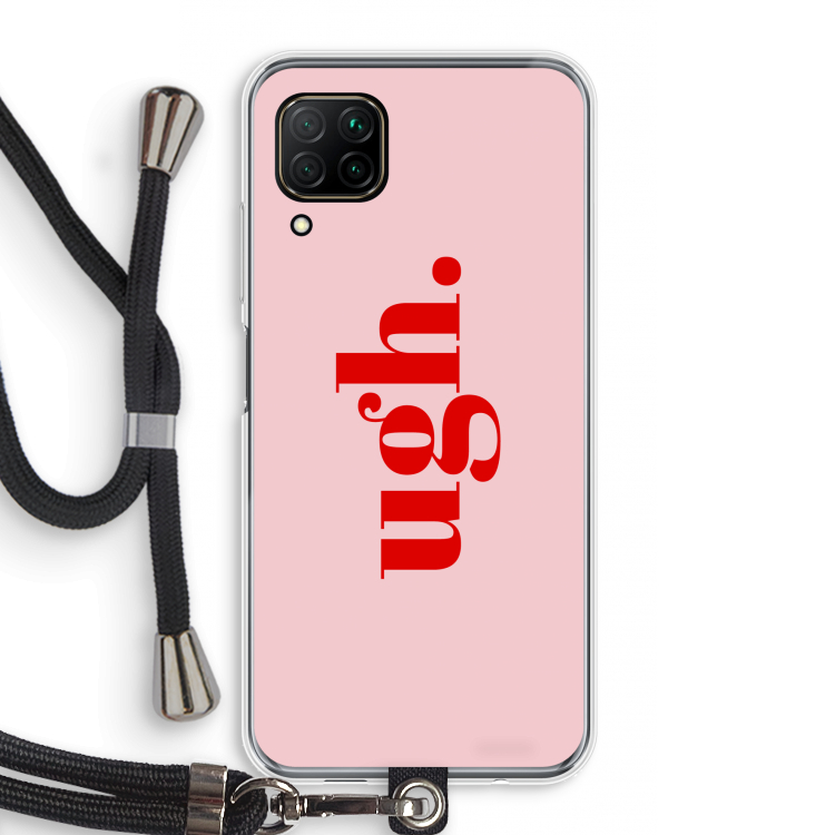 Ugh: Huawei P40 Lite Transparant Hoesje met koord