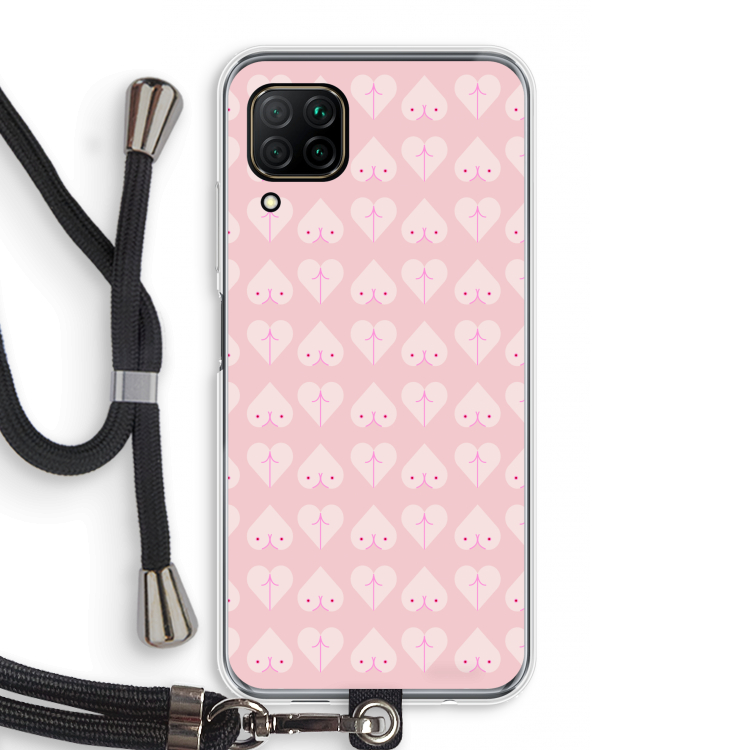 Ass 'n Titties: Huawei P40 Lite Transparant Hoesje met koord