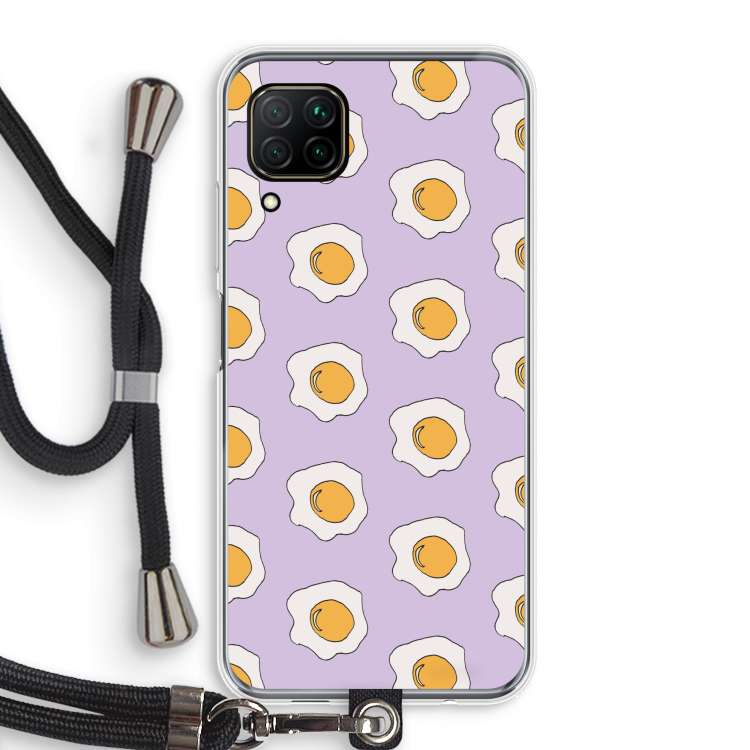 Bacon to my eggs #1: Huawei P40 Lite Transparant Hoesje met koord