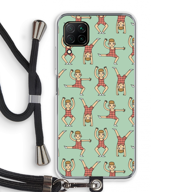 Gymboys: Huawei P40 Lite Transparant Hoesje met koord