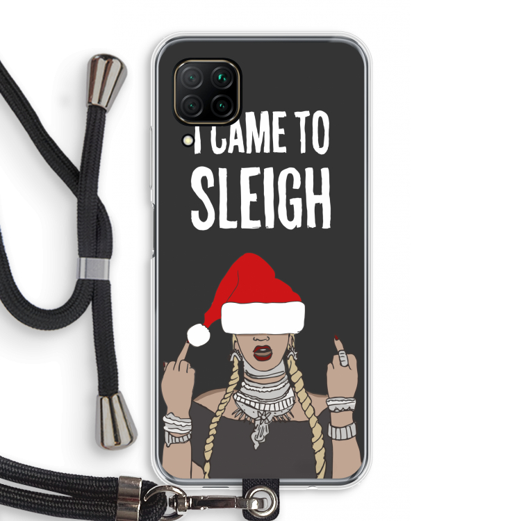 Came To Sleigh: Huawei P40 Lite Transparant Hoesje met koord