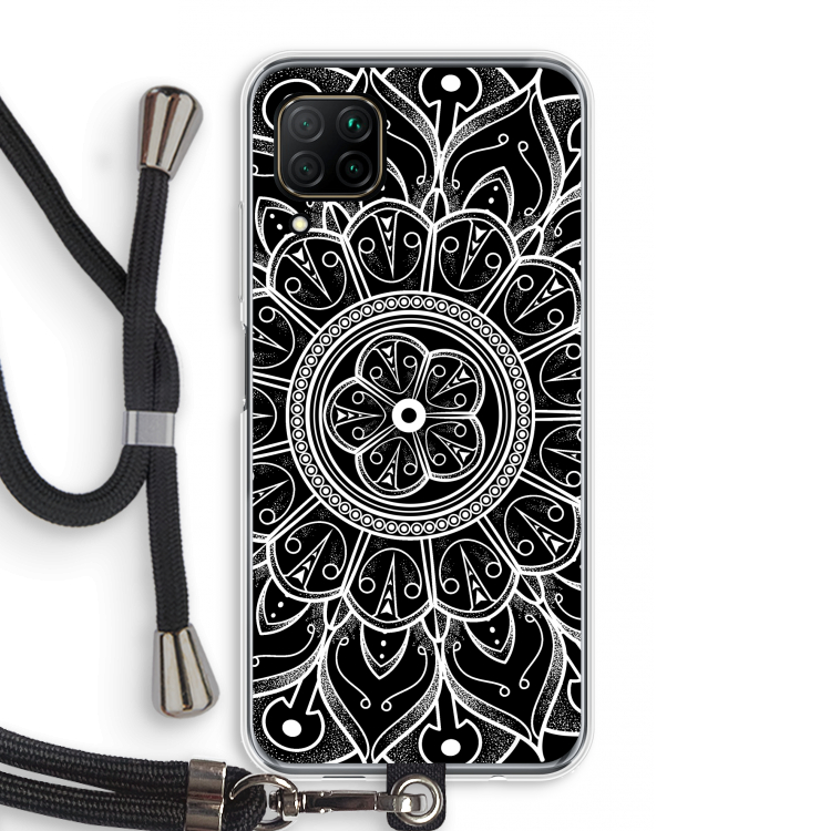 Roses Are Red: Huawei P40 Lite Transparant Hoesje met koord