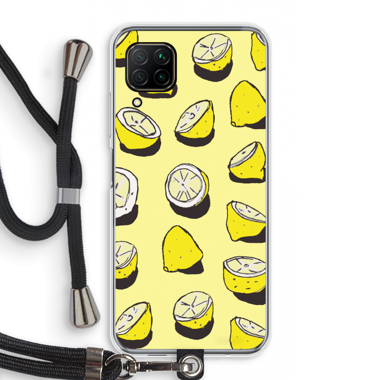 When Life Gives You Lemons...: Huawei P40 Lite Transparant Hoesje met koord