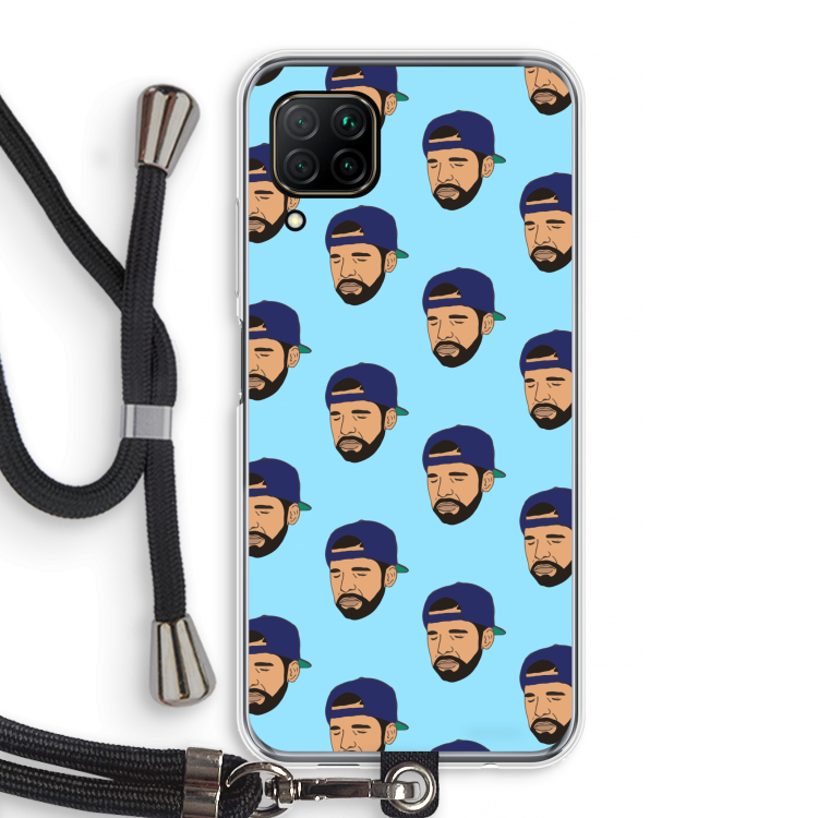 Drake Away: Huawei P40 Lite Transparant Hoesje met koord