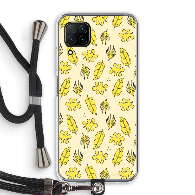 Herfst: Huawei P40 Lite Transparant Hoesje met koord