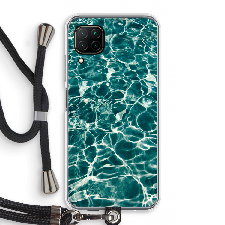 Weerkaatsing water: Huawei P40 Lite Transparant Hoesje met koord