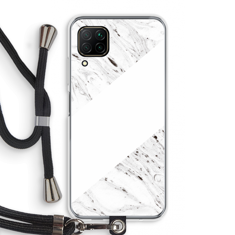 Biggest stripe: Huawei P40 Lite Transparant Hoesje met koord