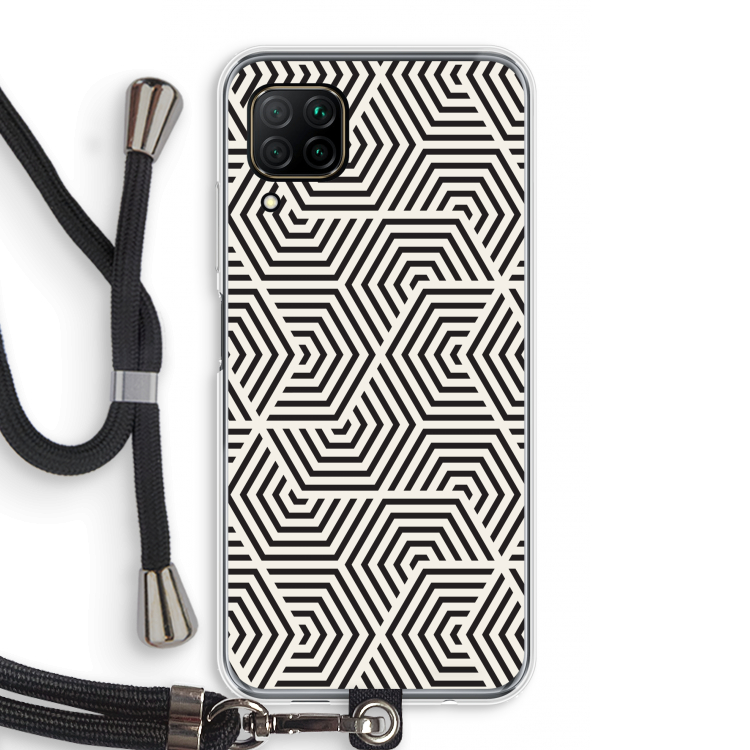 Magic pattern: Huawei P40 Lite Transparant Hoesje met koord