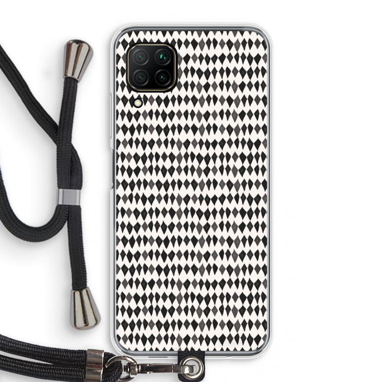 Crazy shapes: Huawei P40 Lite Transparant Hoesje met koord