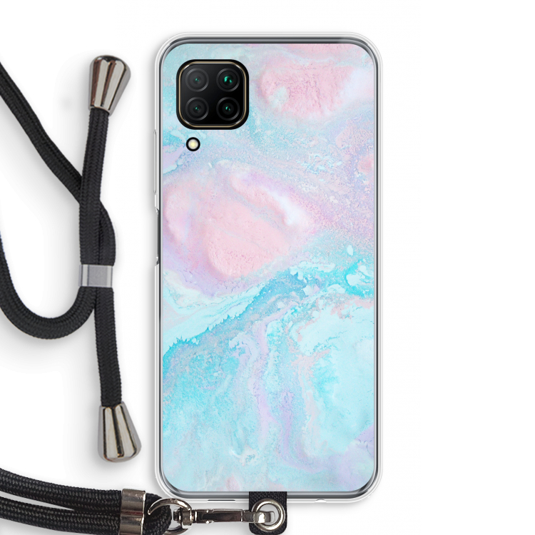 Fantasie pastel: Huawei P40 Lite Transparant Hoesje met koord