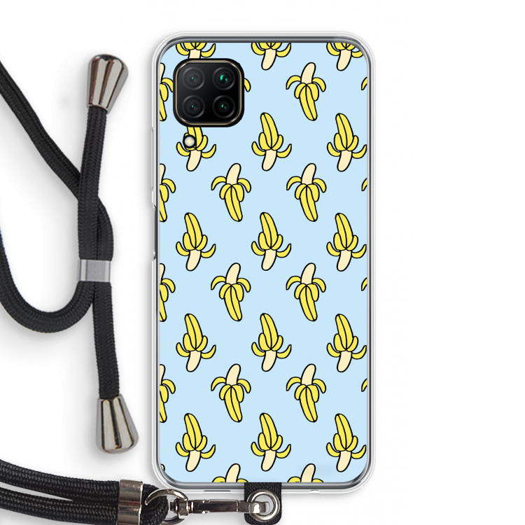 Bananas: Huawei P40 Lite Transparant Hoesje met koord
