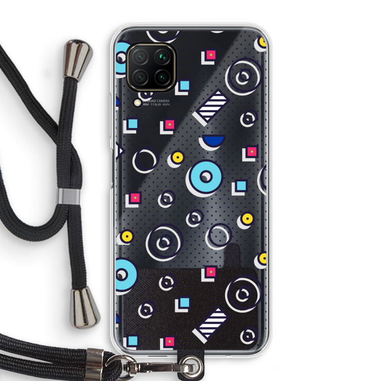 8-bit N°9: Huawei P40 Lite Transparant Hoesje met koord