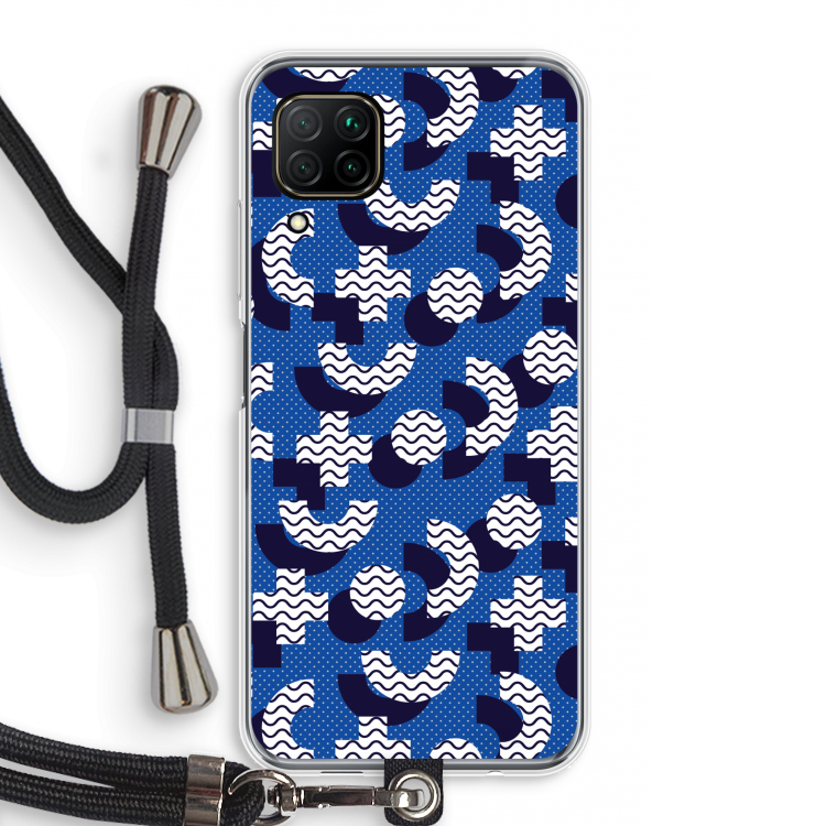 8-bit N°5: Huawei P40 Lite Transparant Hoesje met koord