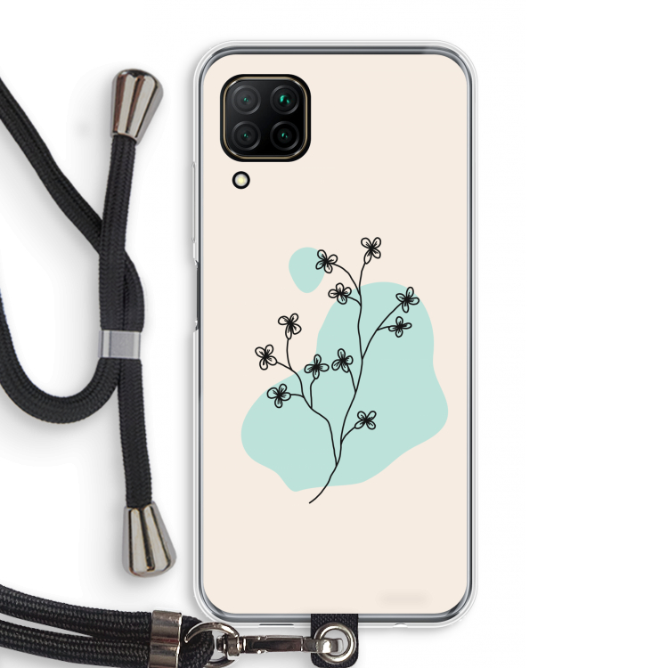 Love your petals: Huawei P40 Lite Transparant Hoesje met koord