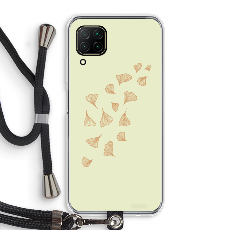 Falling Leaves: Huawei P40 Lite Transparant Hoesje met koord
