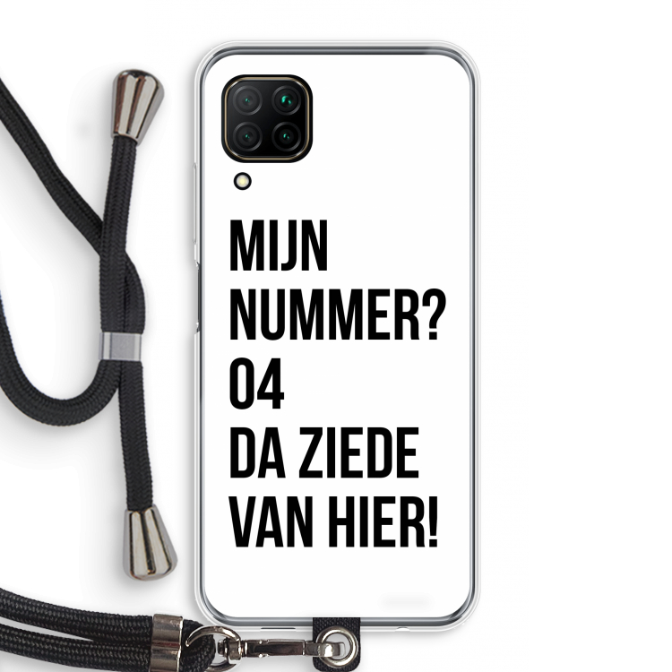 Da ziede van hier: Huawei P40 Lite Transparant Hoesje met koord