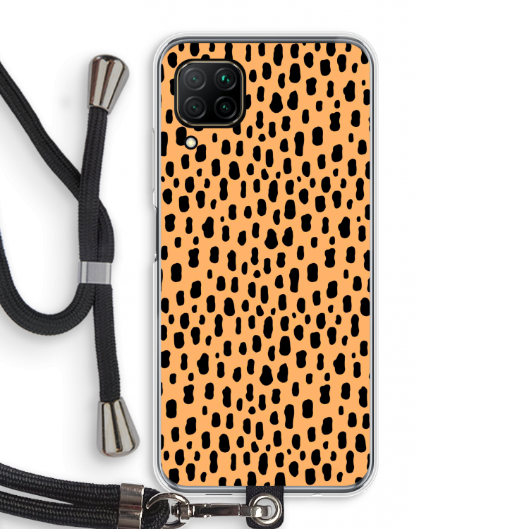 Panter: Huawei P40 Lite Transparant Hoesje met koord