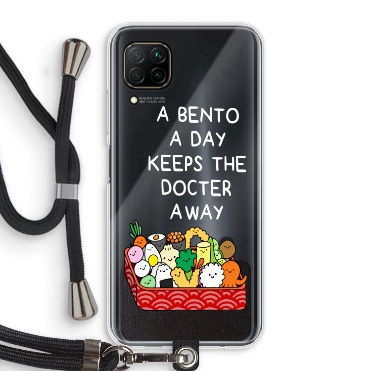 Bento a day: Huawei P40 Lite Transparant Hoesje met koord