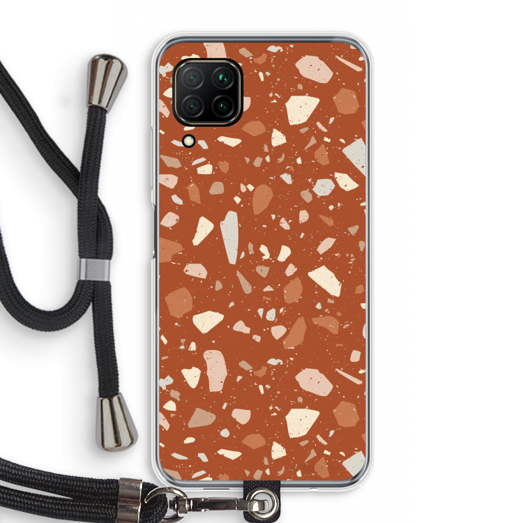 Terrazzo N°22: Huawei P40 Lite Transparant Hoesje met koord