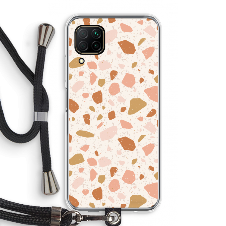 Terrazzo N°18: Huawei P40 Lite Transparant Hoesje met koord