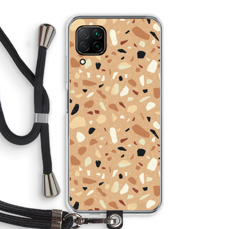 Terrazzo N°17: Huawei P40 Lite Transparant Hoesje met koord