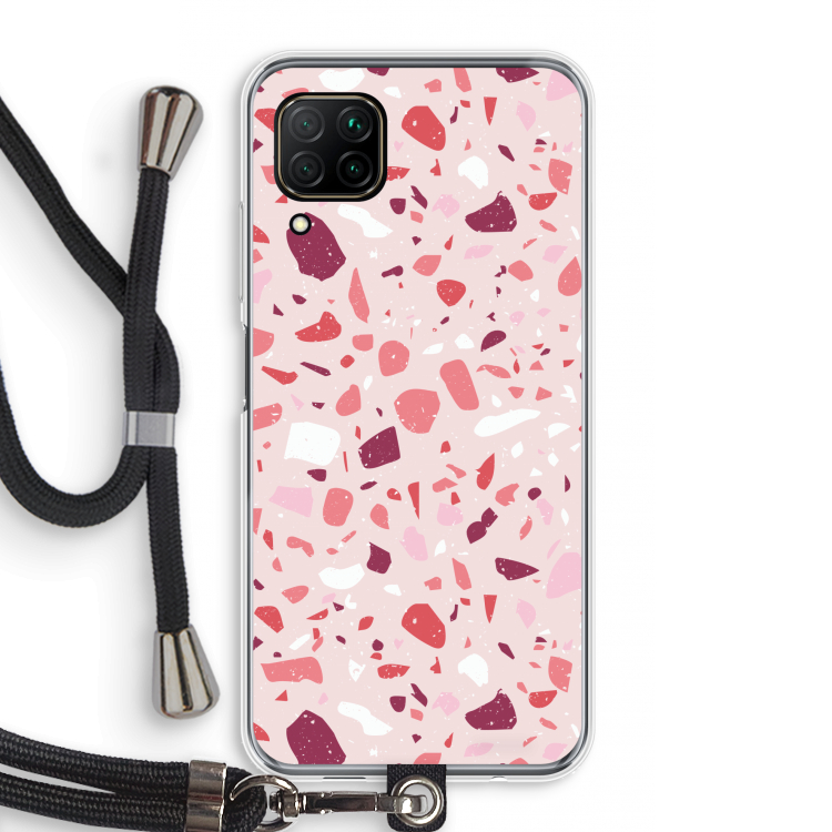 Terrazzo N°15: Huawei P40 Lite Transparant Hoesje met koord