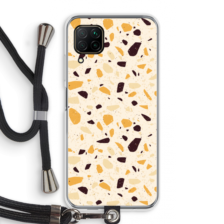 Terrazzo N°13: Huawei P40 Lite Transparant Hoesje met koord